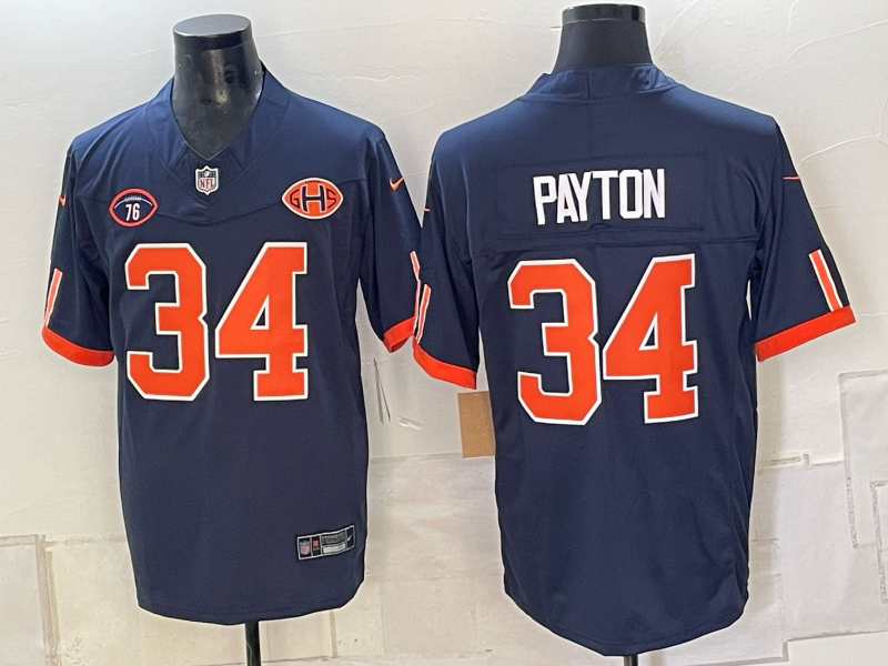 Men 2026 Chicago Bears #34 Payton blue Nike Limited NFL Jersey 0912005